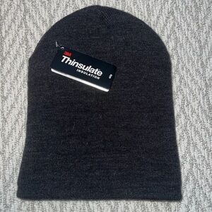 THINSULATE 3M  Charcoal Gray‎ Knit Hat, NEW WITH TAGS